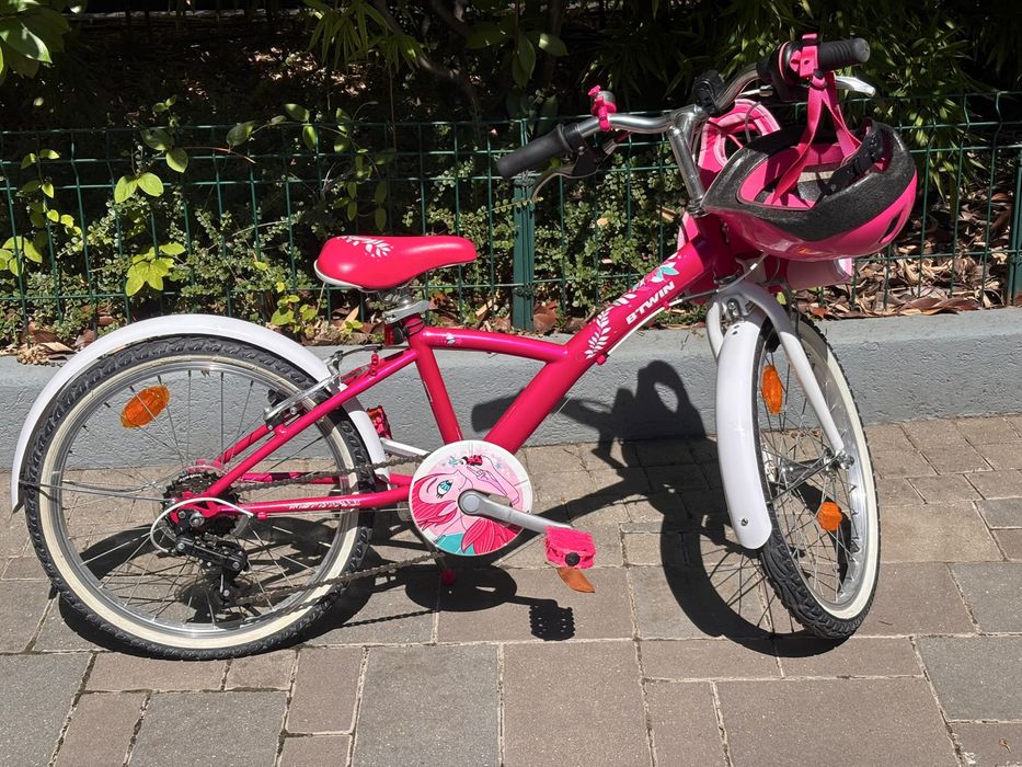 Titlu:  Bicicleta copii (fete) B’Twin Mistigirl 500, 20”,  6 viteze
