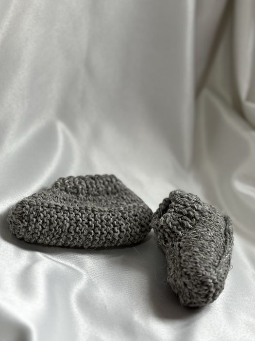 Детские вязаные следки