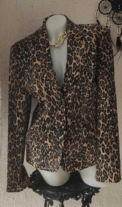 Jachetă animal print - Bianca