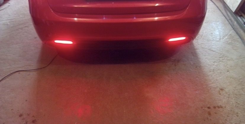 Горящие катафоты Киа Рио 3 дорест