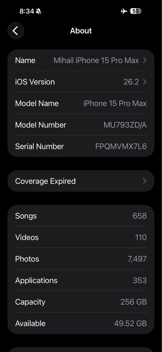 Apple iPhone 15 Pro Max 256GB Natural Titanium