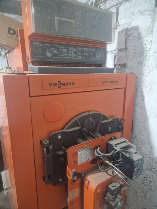 Котел на дизел и отработено масло 27kw