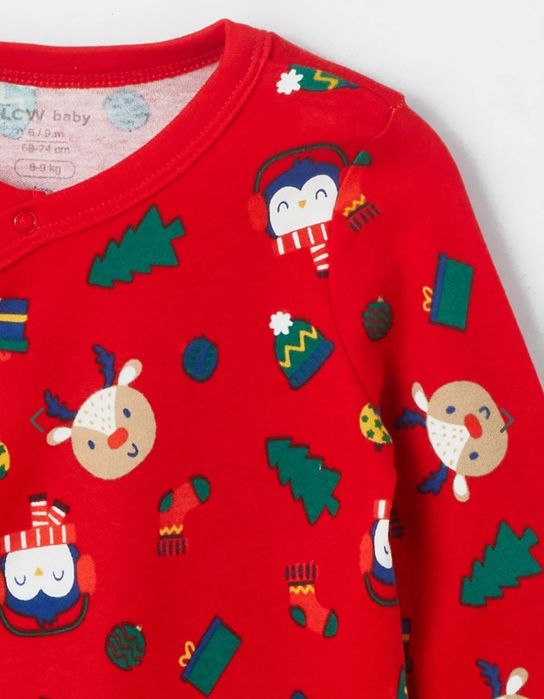 Коледен комплект от 3 части от 0-1 месеца