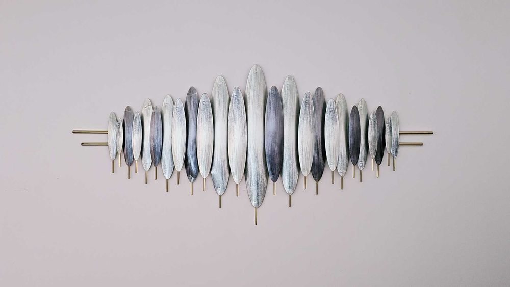 REDUCERE Ornament decorativ 3D argintiu 1.5mx67cm -TRANSPORT GRATUIT