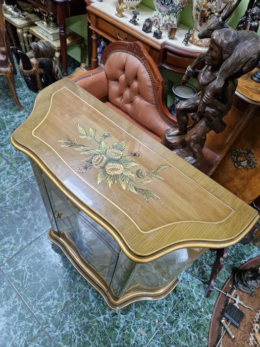 Уникален антикварен холандски скрин комод - Японски череша