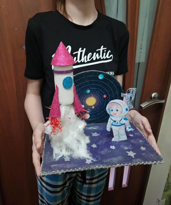 Поделки   , космос , весенние  Шымкент