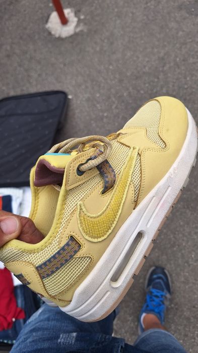 Nike Air Max 1 x Travis Scott Cactus Jack Saturn Gold - Mărimea 40.5
