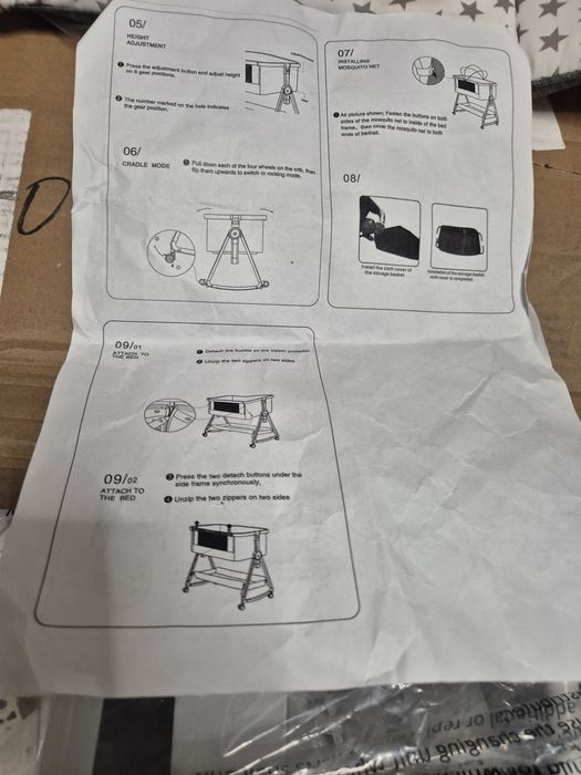 Многофункционално  6в1Бебешко  легло,кошара,люлка