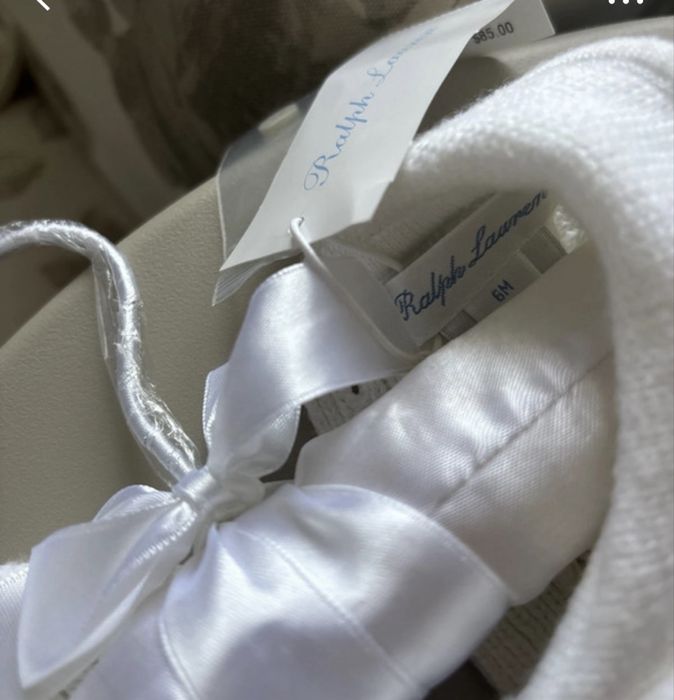 Costumas crosetat Ralph Lauren 3-6 luni