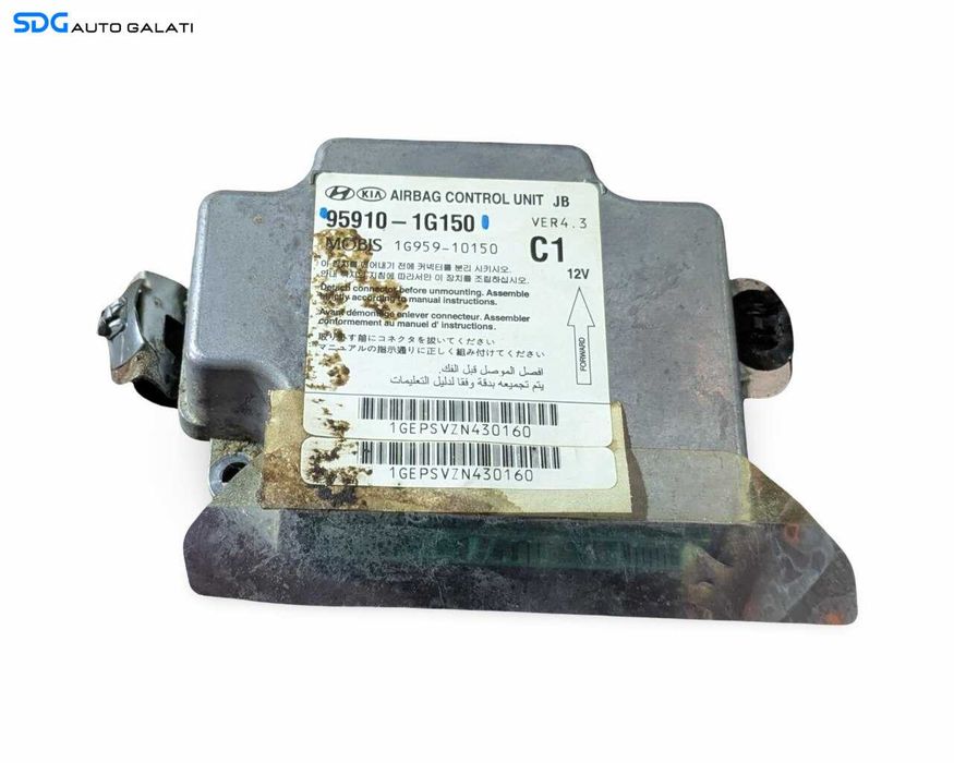 Modul Unitate Calculator Control Airbag Kia Rio 2005 - 2009 Cod 95910-1G150, 959101G150, 1G959-10150 [LR4036]