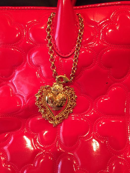 geanta rosie moschino originala cu sac de praf