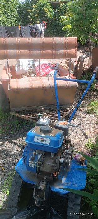 Продам мотоблок с прицепом фрезы