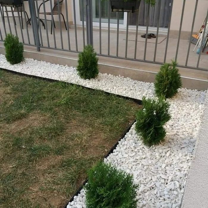 Spartură de Marmură Albă,Piatră Naturală pentru  Decor ,Peisagistică