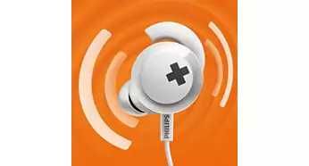 Casti Audio In-Ear Philips, SHB4305WT/00, Bluetooth, Alb , sigilate