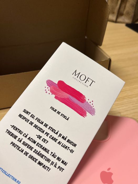 Husa + folie Iphone 13 Pro Max Moft noua