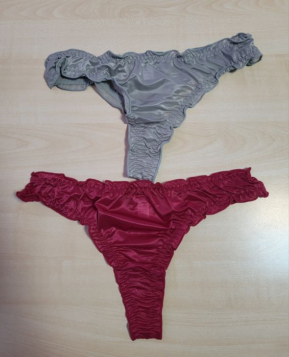 Луксозни сатенени прашки тип scrunch/ruched