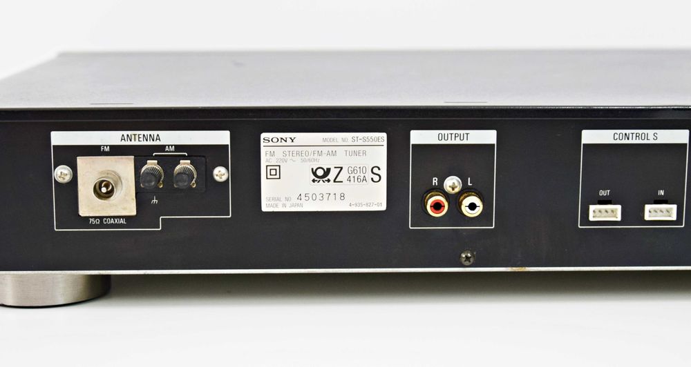 Tuner Sony ST-S 550 ES, radio