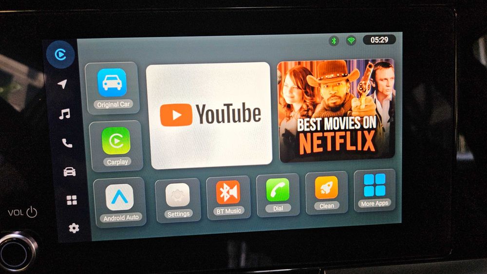 Adaptor Carplay/Android Auto Ai Box,WIFI,4GB RAM+64GB,Youtube,Digi,Nou
