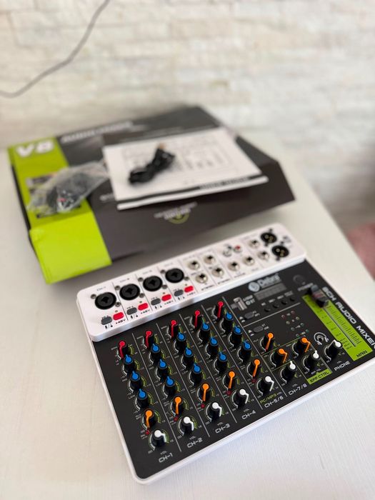Mixer audio profesional cu 8 canale nou