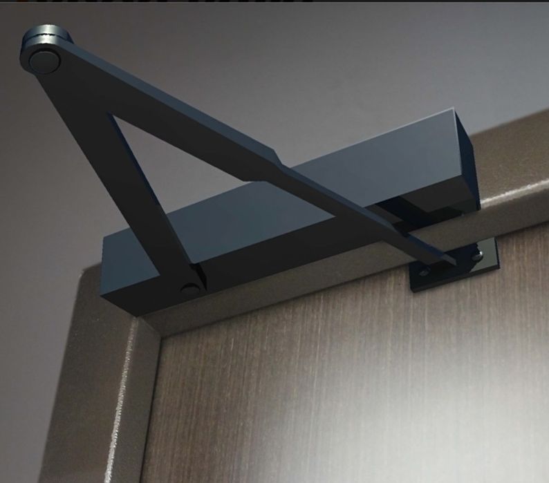 Ремонт доводчика установка.