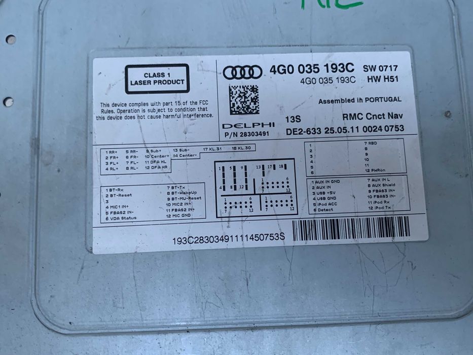 unitate multimedia Audi A6 C7/A7 4G cod 4G0035193C