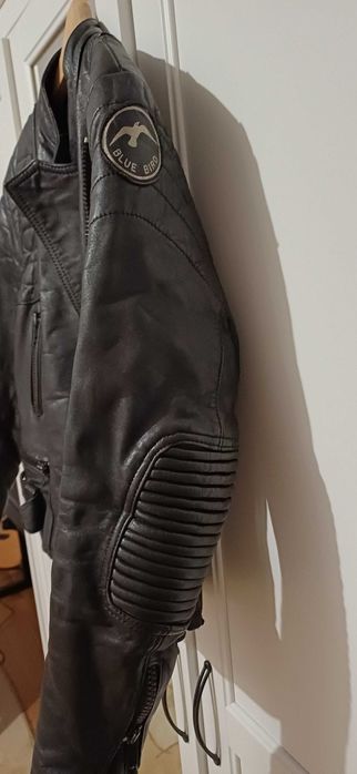 Geaca motor, piele Blue Bird, M, noua fara eticheta