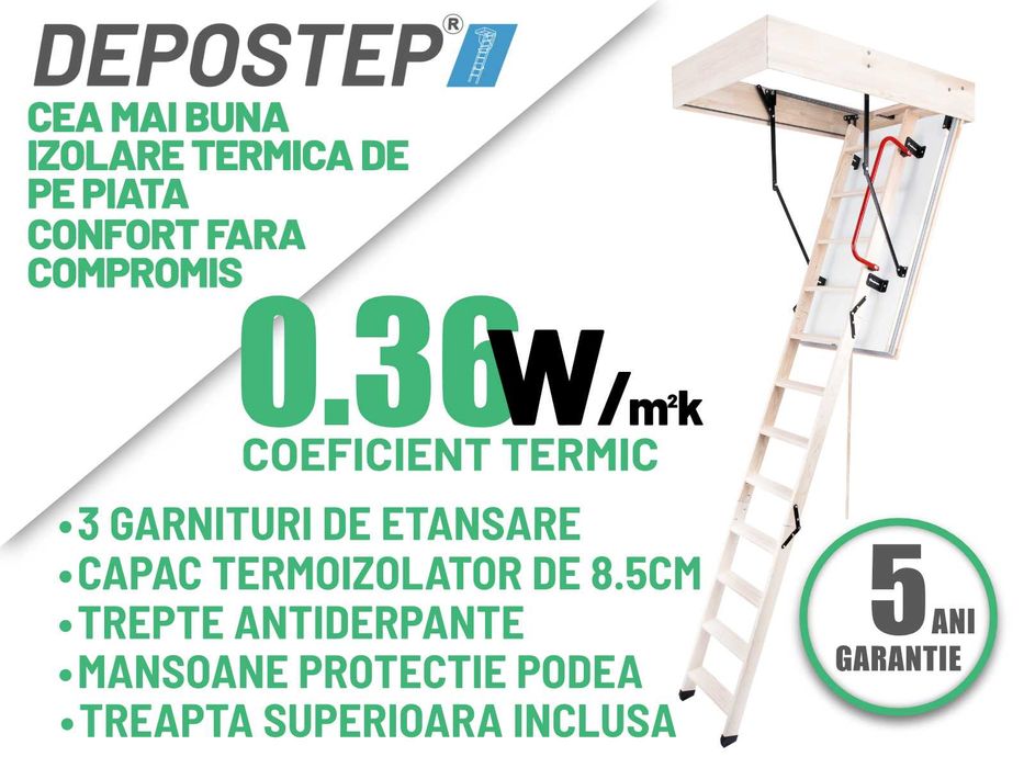Scara pod DEPOSTEP Super Termo STP 8.6cm Grosimea Izolatiei