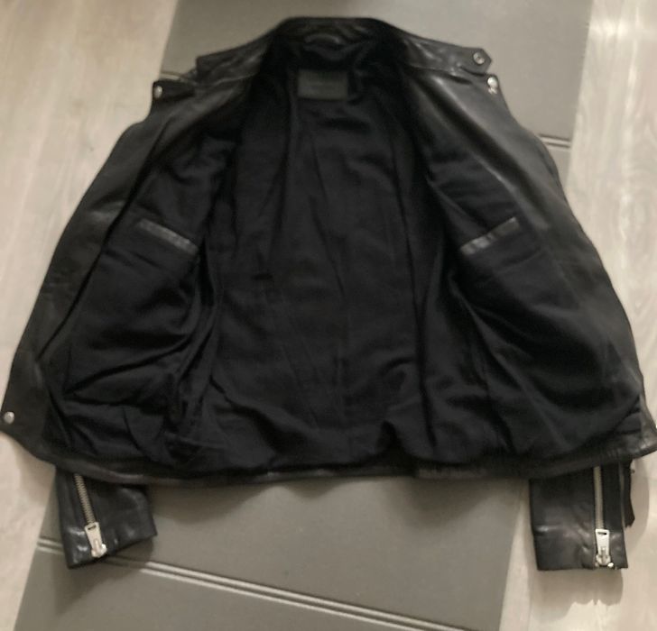 НОВО Мъжко кожено яке AllSaints, XS