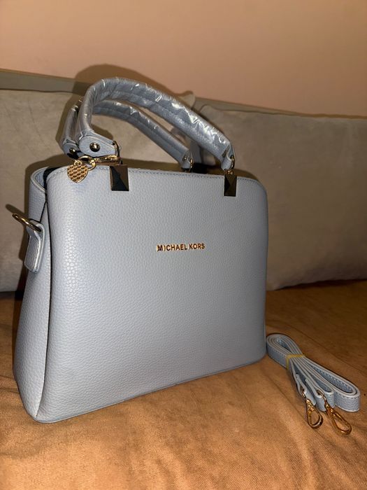 Дамска чанта Michael Kors – светлосин цвят