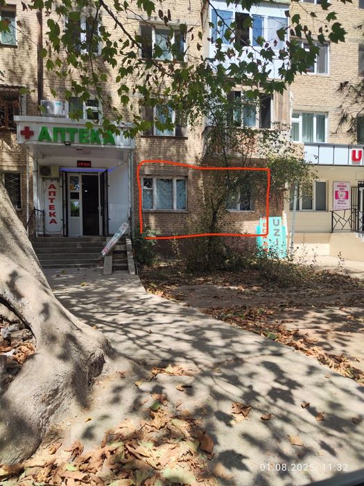 Продается квартира 1-хонали. Роддом рупараси. Аптека каторида.