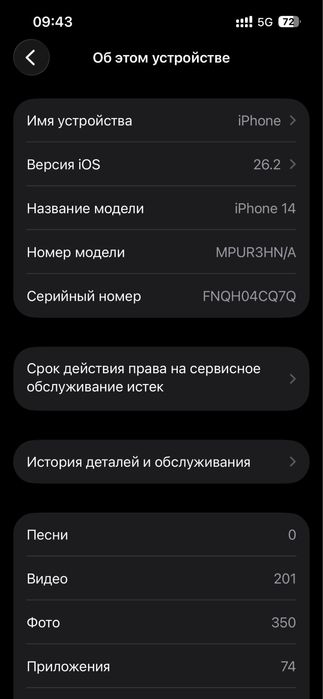 Iphone 14 памят 128