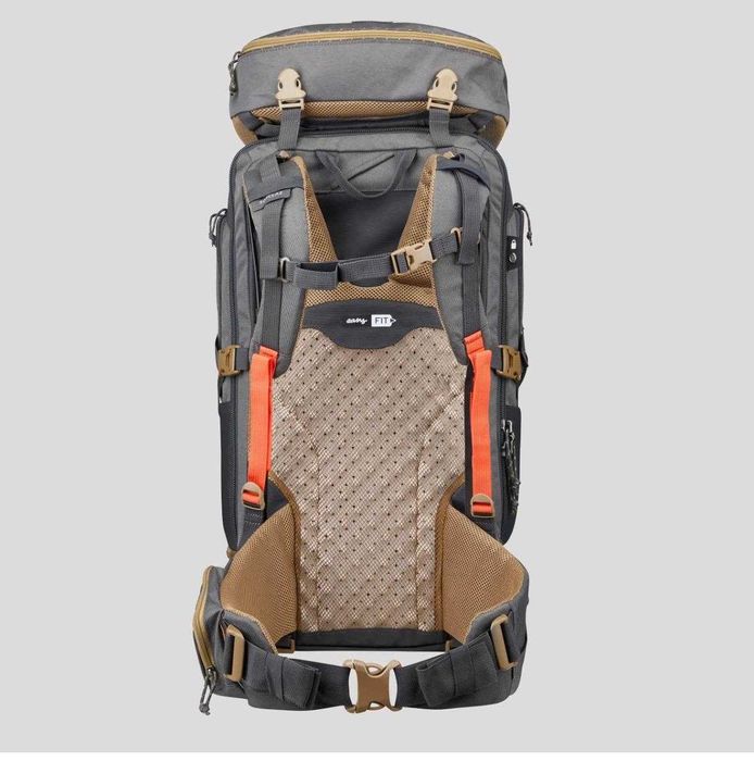 Rucsac Drumetie / Munte - Forclaz Travel 500 – 50L – Gri/Bej - NOU