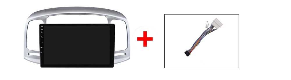 Navigatie Android 14 Hyundai Accent 2006  1/8 Gb Waze CarPlay + CAMERA