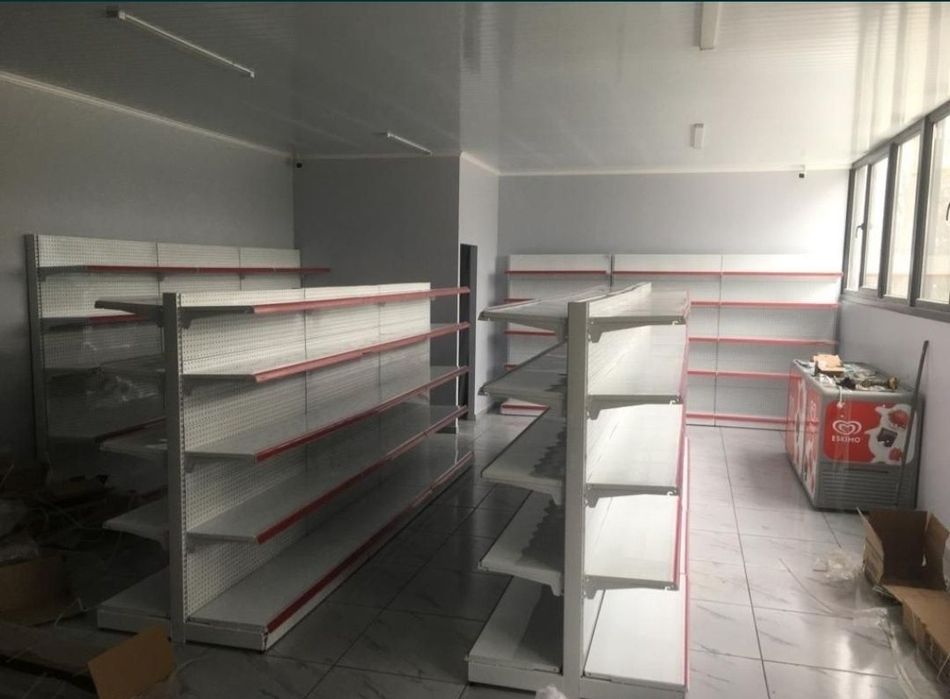 НОВИ Стелаж за магазин супермаркет търговско оборудване