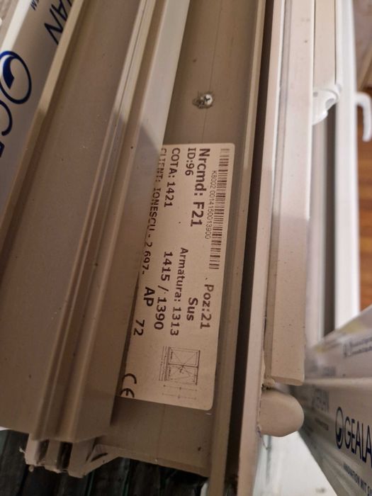 Geam dublu termopan Gealan, 3 buc