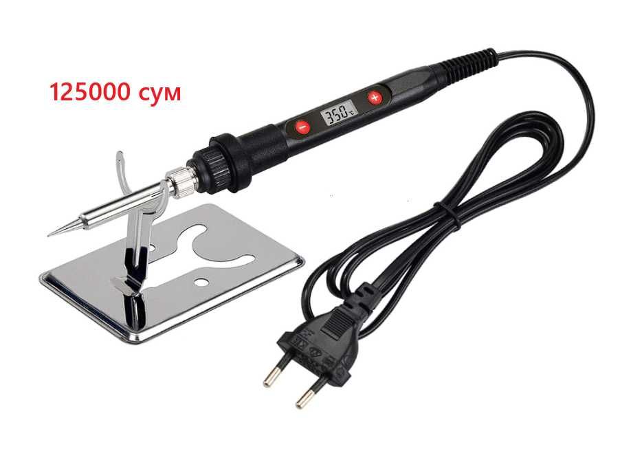 Новый электрический паяльник + набор JCD 908S 80W  3 варианта