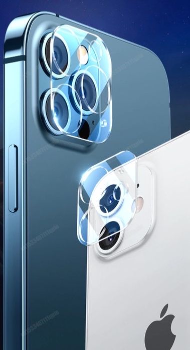Стъклен протектор за камера за iPhone 13, iPhone 13 Pro и iPhone 14