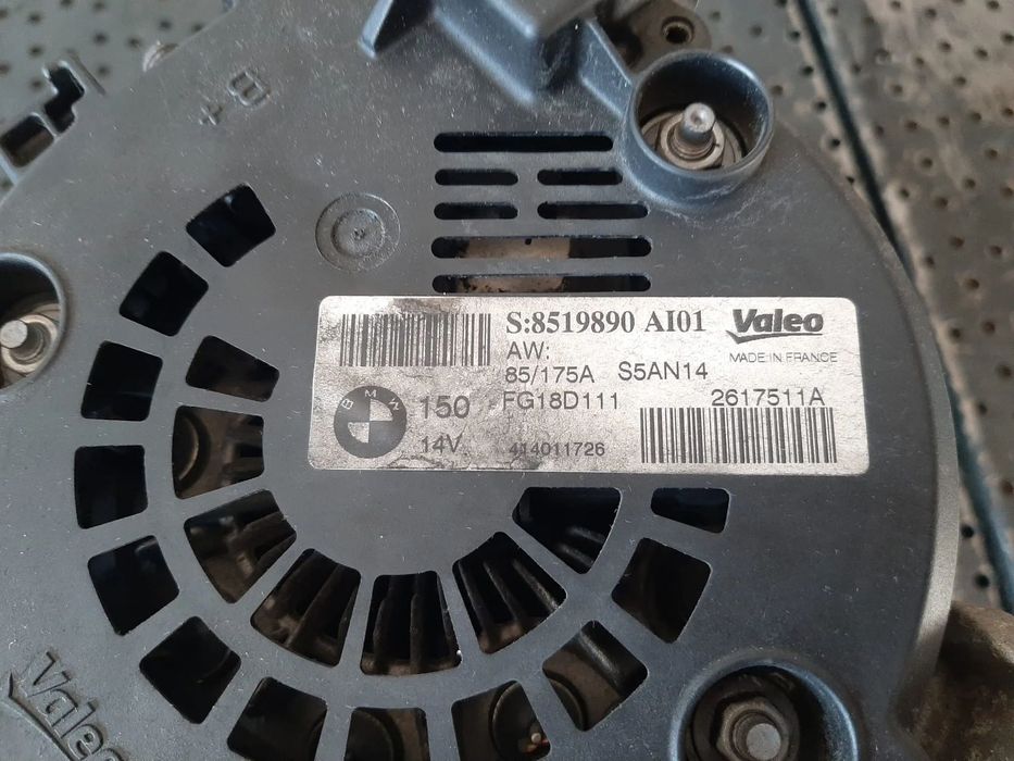 alternator 2.0 d n47d20c bmw seria 1 f20 f21 2617511a  8519890 ai01