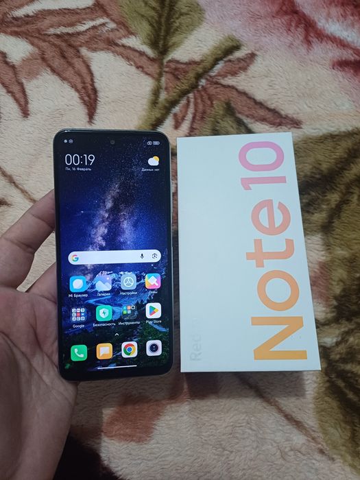 Xiaomi Redmi Note 10 5G 8/128GB Silver Igravoy Karobka Holati Ideal 5G