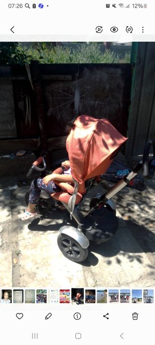 Велосипед трехколесный коляска