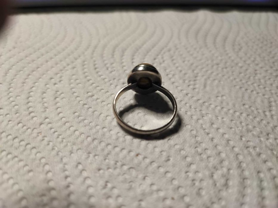 Inel vintage argint cu jasp