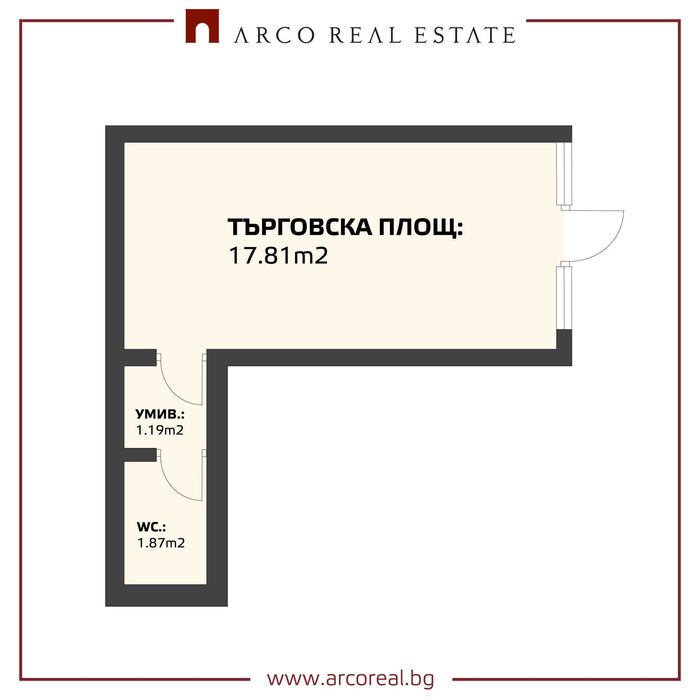 Дава се под наем Магазин в София, Център - 21 кв.м за 390 € - Снимка #3