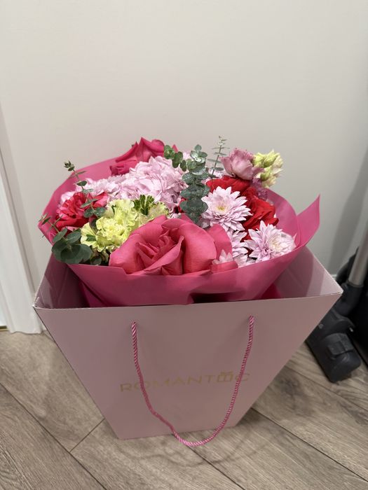Букет в переноске новый Romantic