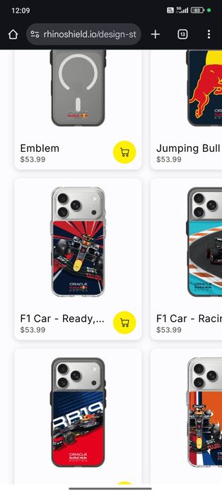 Carcasa / husa IPhone 17 pro, Rhinoshield Redbull Racing