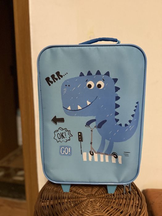 Bagaj baieti de culoare albastra