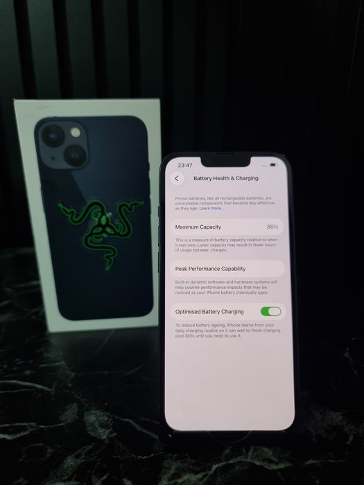 Noble Amanet - iPhone 13, 128gb, 86%