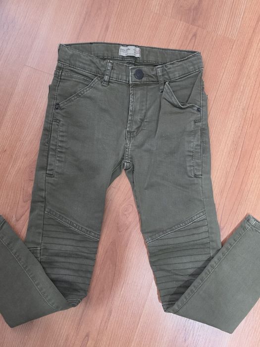 Дънки Zara  в зелен цвят