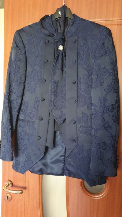 Sacou mire + vesta + cravata