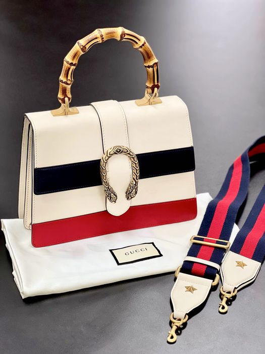 Gucci Dionysus Medium Bamboo  оригинална чанта Gucci с бамбукова дръжка