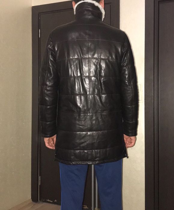 Продам кожаную дубленку